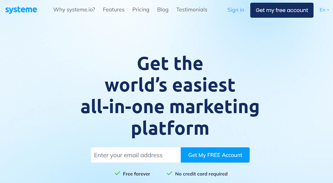Access Systeme.io Funnel Builder
