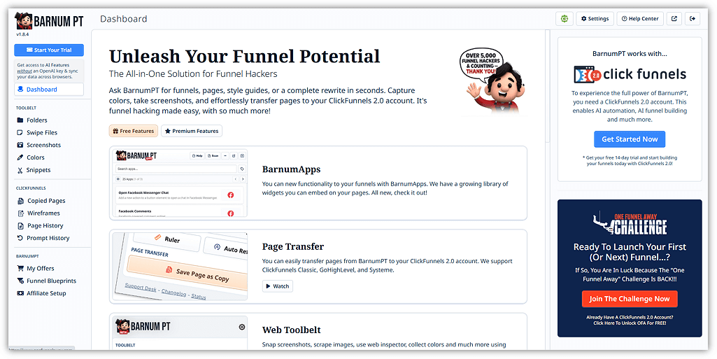 BarnumPT Dashboard