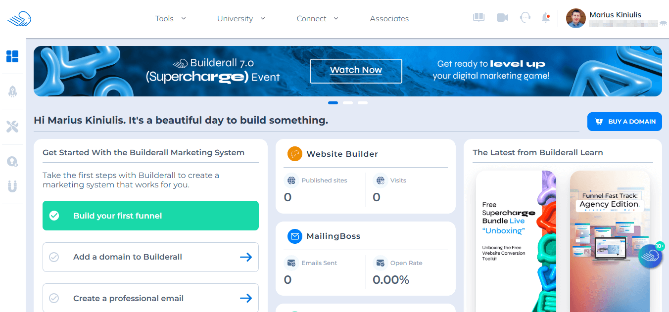 Builderall Dashboard