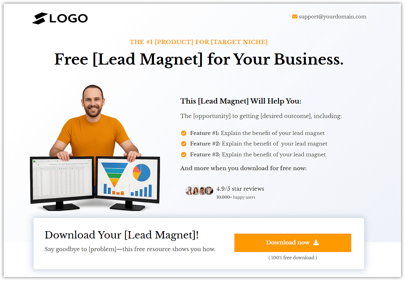 Classy Opt-in Lead Magnet Template