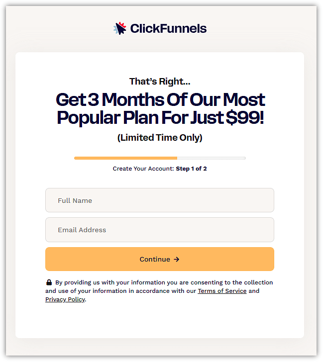 ClickFunnels 3 Months Deal Registration