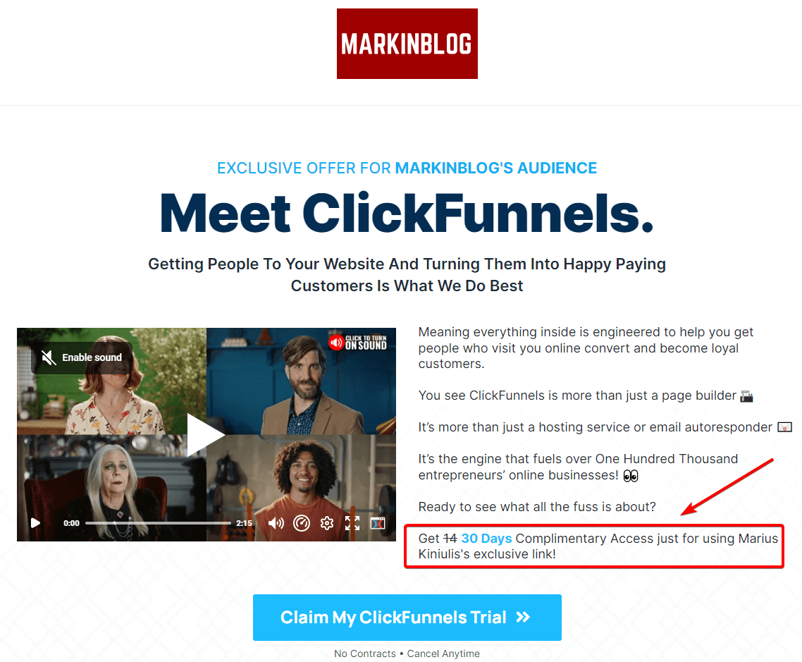 ClickFunnels 30-Day Free Trial Opportunity