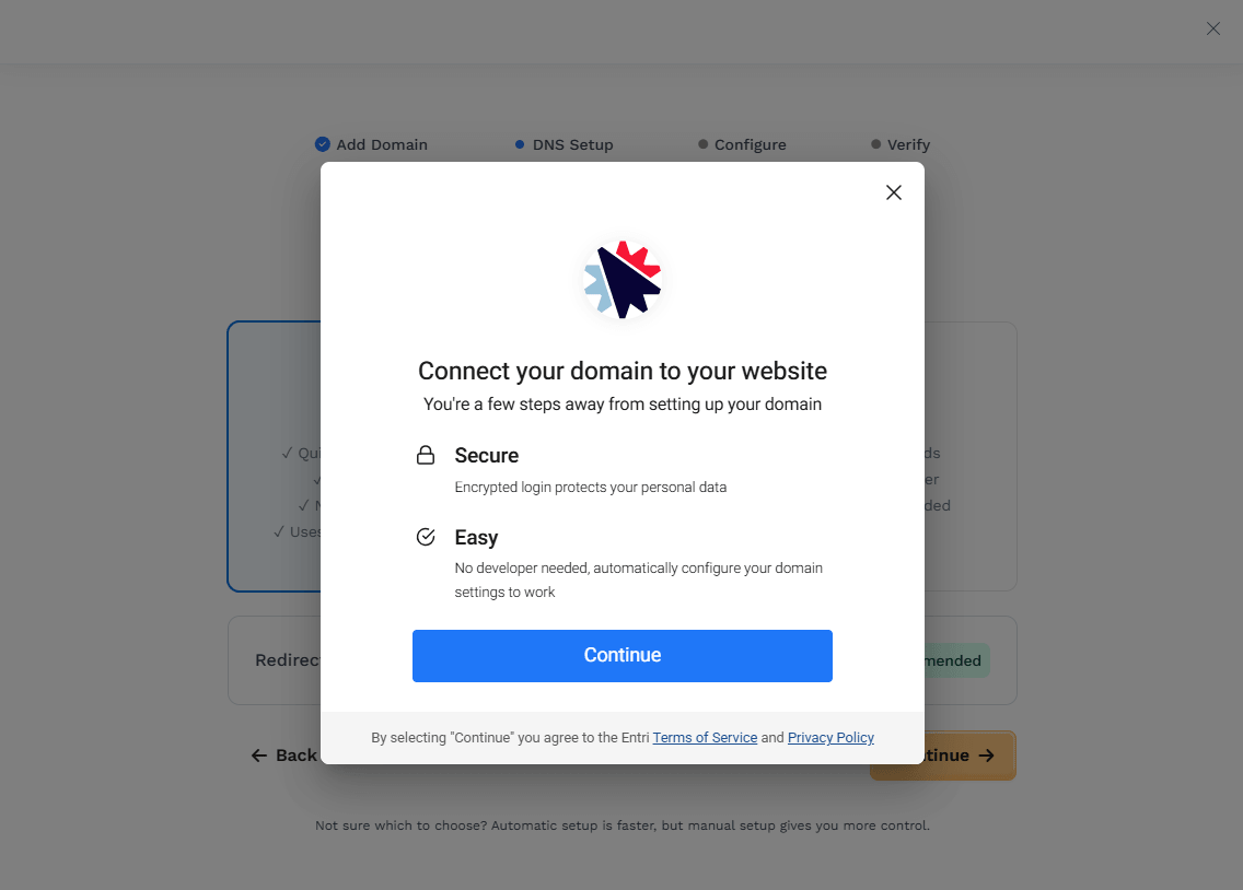 ClickFunnels Automatic Domain Connect