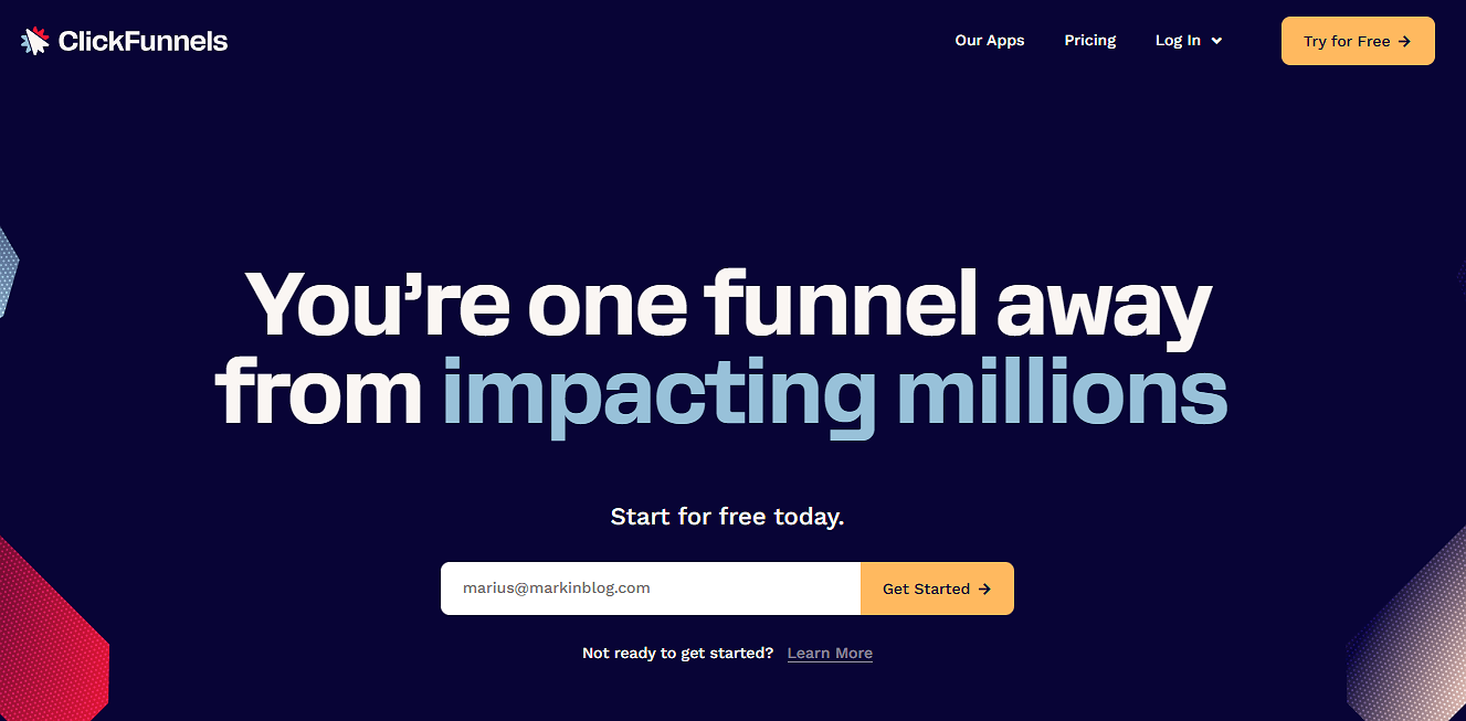 ClickFunnels - Best Sales Funnel Builder Tool