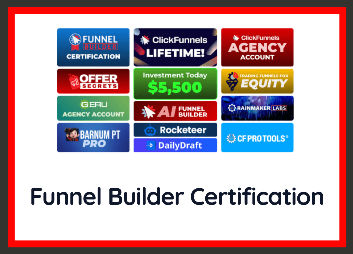 ClickFunnels Funnel Builder Certification