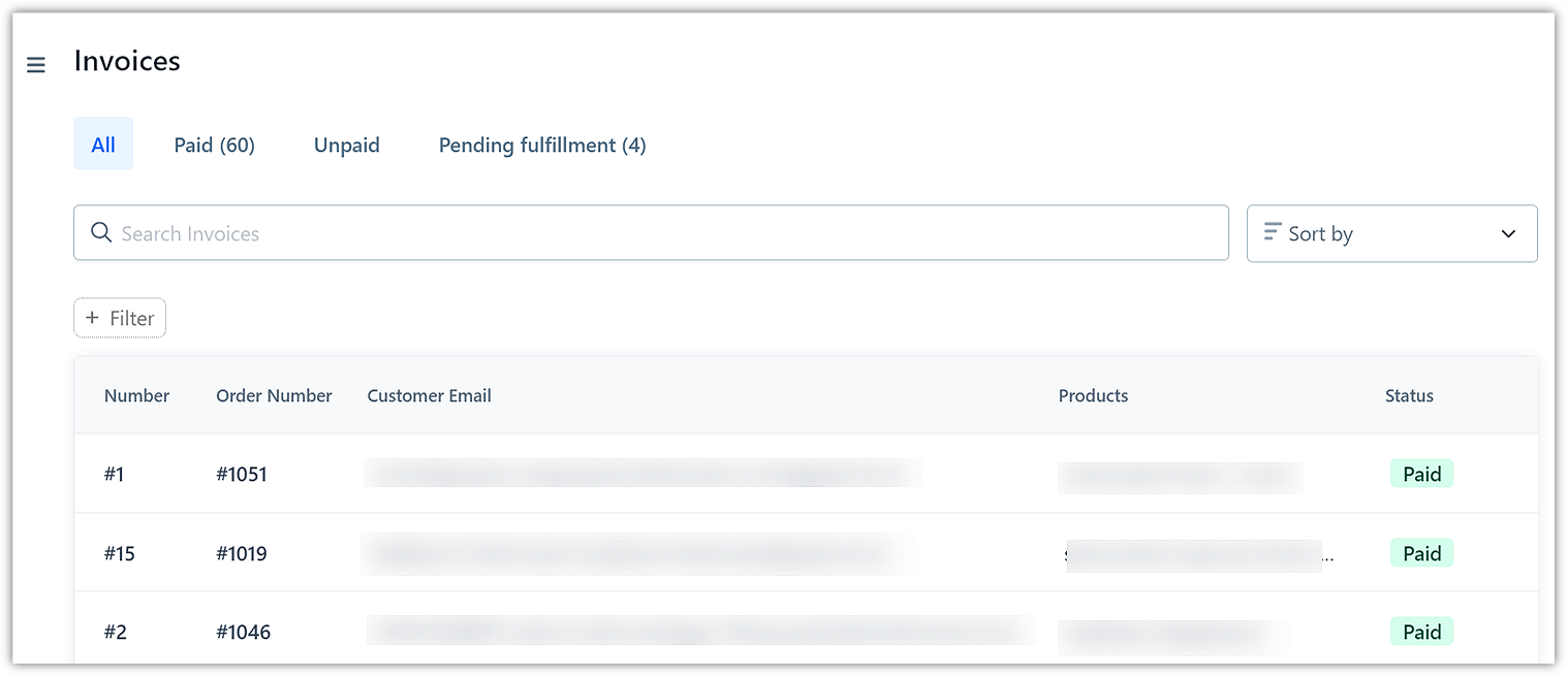 ClickFunnels Invoices