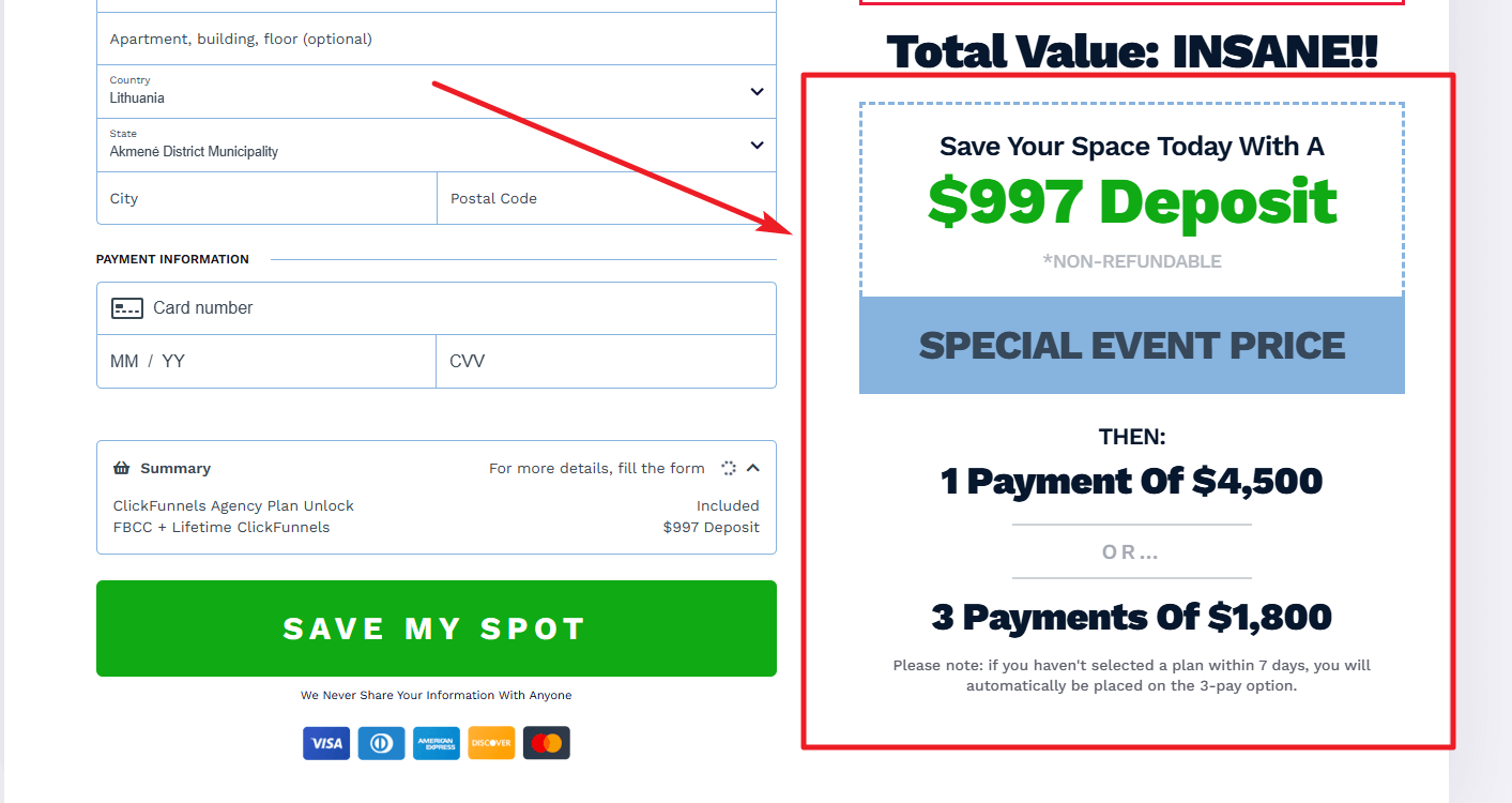 ClickFunnels Lifetime Deal Price