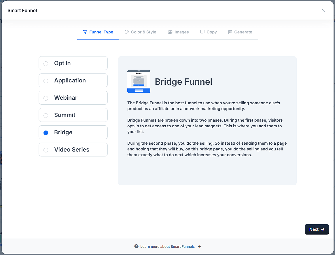 ClickFunnels Smart Funnel Builder for Affiliate Marketing