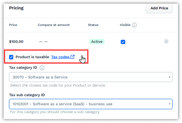 ClickFunnels Taxable Products