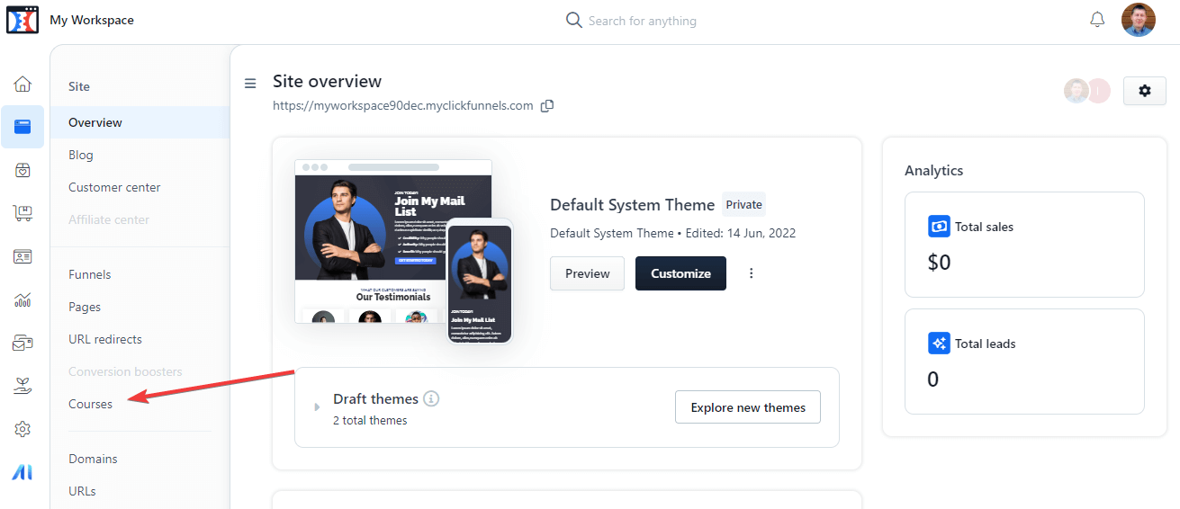 ClickFunnels Tutorial - Courses