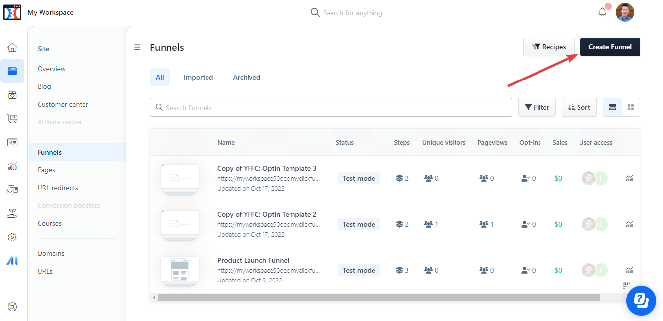 ClickFunnels Tutorial - Create Funnel
