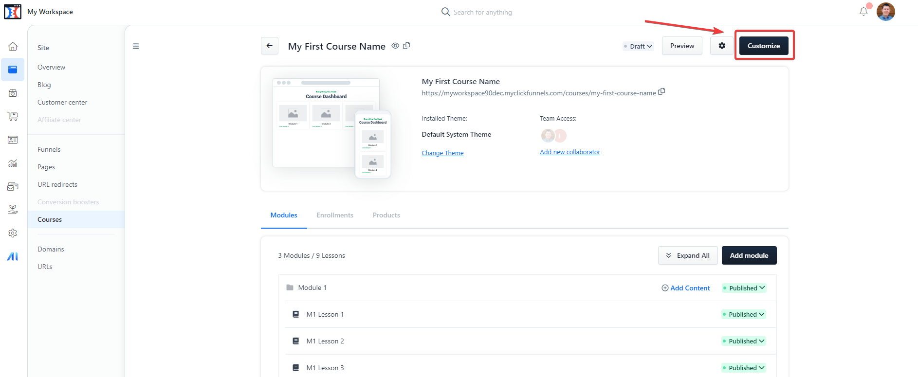ClickFunnels Tutorial - Customize Button
