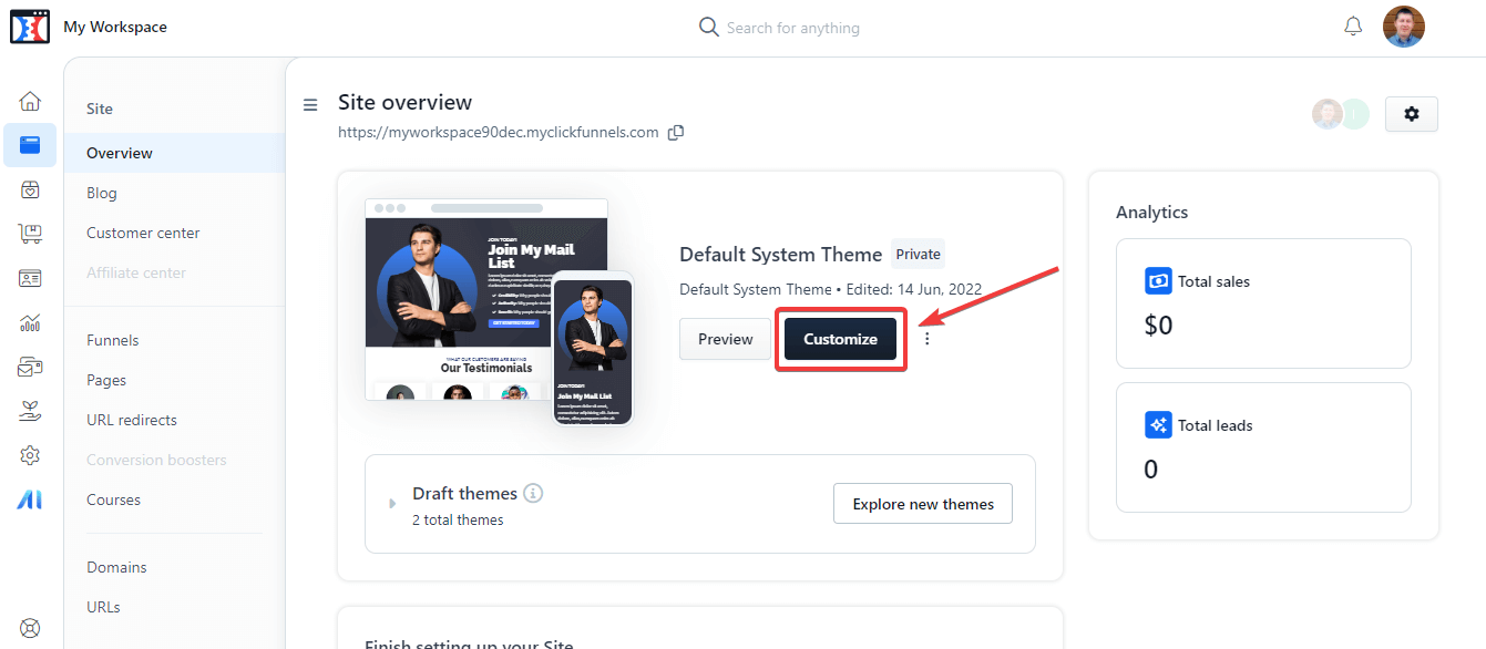 ClickFunnels Tutorial - Customize Button
