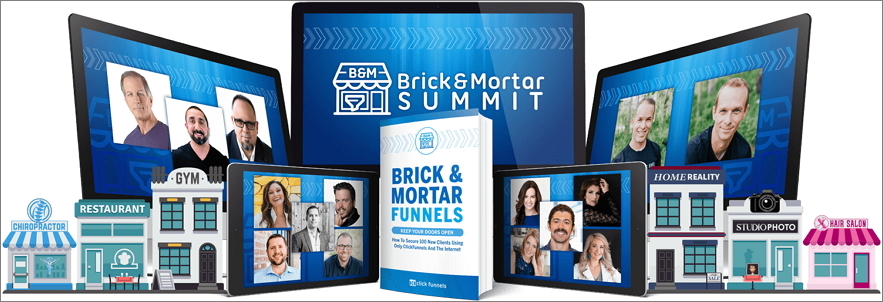 ClickFunnels brick and mortar templates