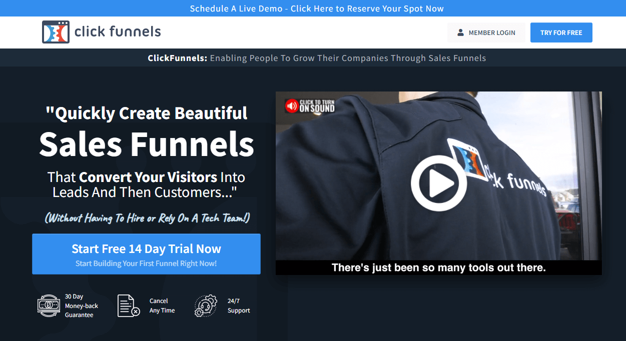 ClickFunnels - Kartra Alternative