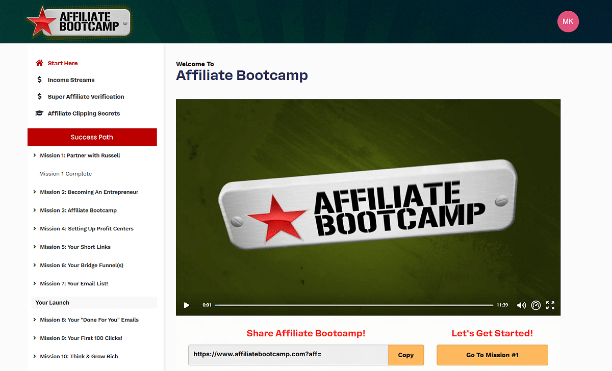 Course Built by ClickFunnels Example
