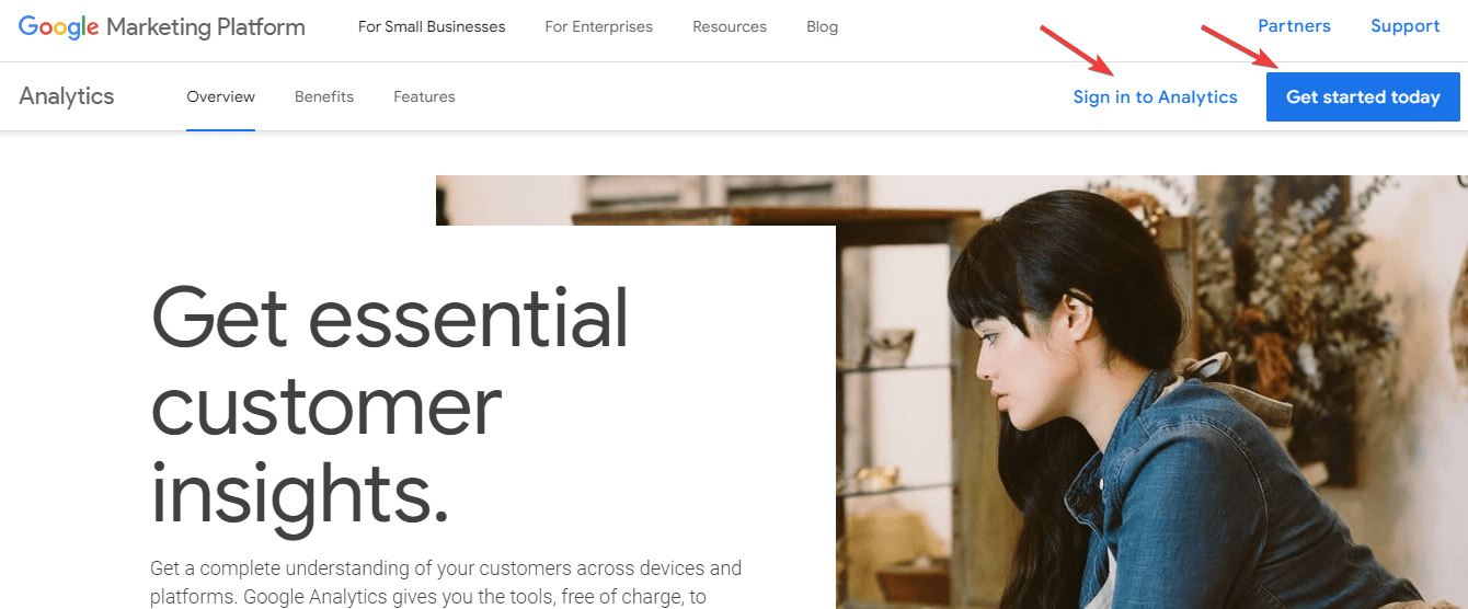 Google Analytics Login and Signup