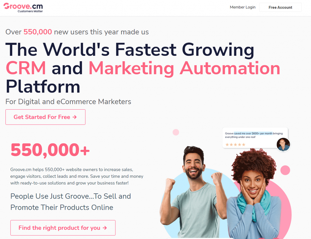 Groove.cm ClickFunnels Alternative
