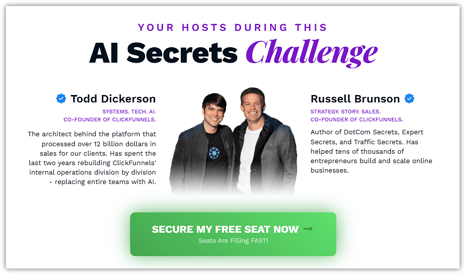 Host of the AI Challenge Secrets