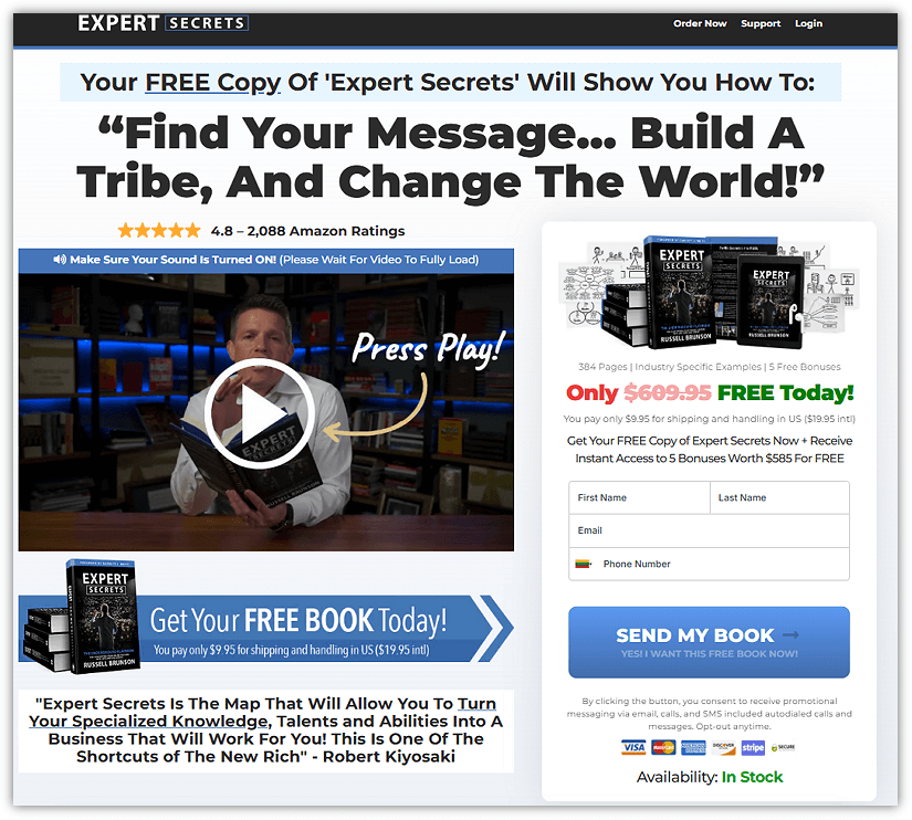 How to Get Expert Secrets Book