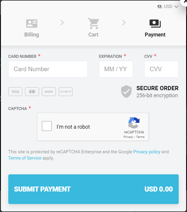 Kartra 30 Day Trial - Enter Payment Details