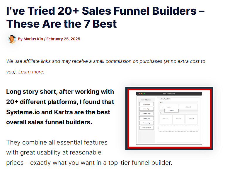 My Top Recommended Funnel Builders Article