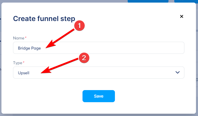 Name Your Funnel Step in Systeme.io