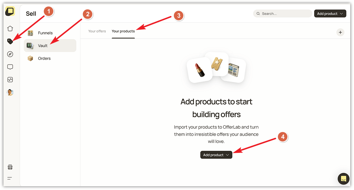 OfferLab Add Physical Product