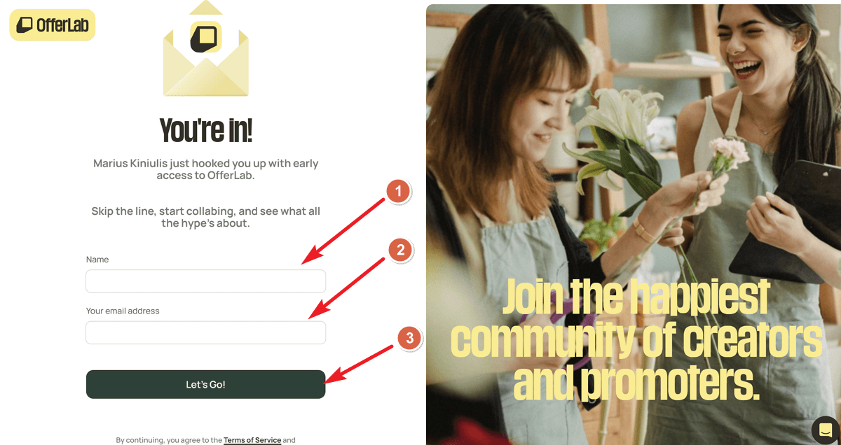 OfferLab Signup