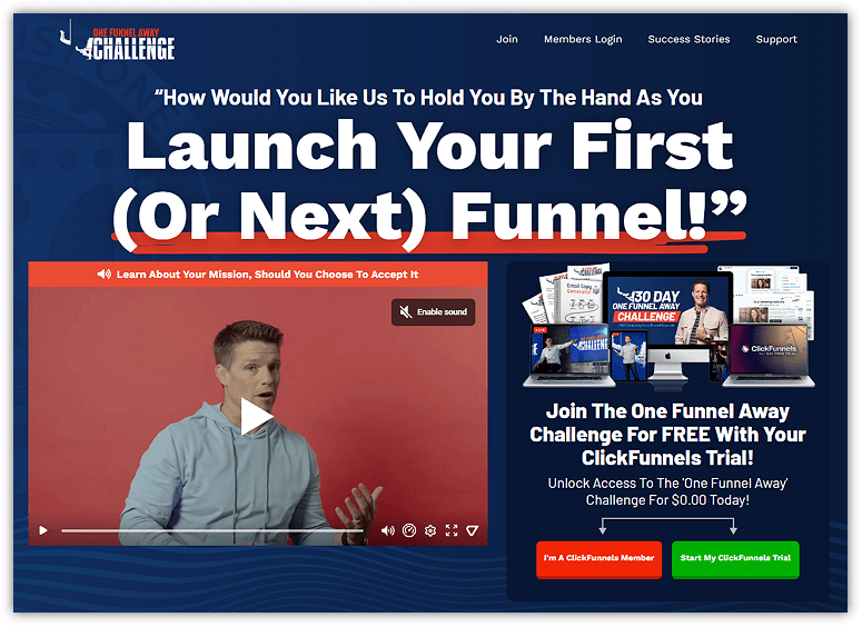 One Funnel Away Challenge Promo