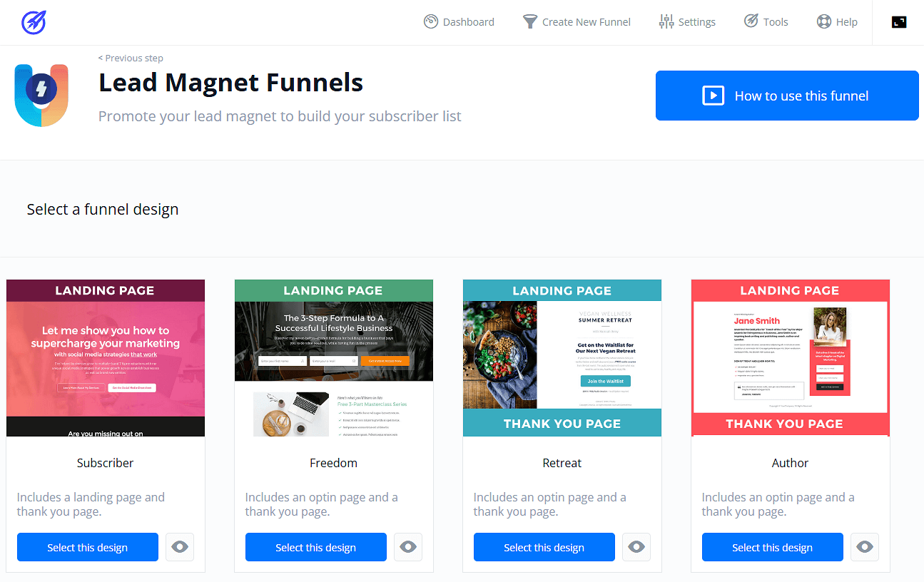 OptimizePress Template Library