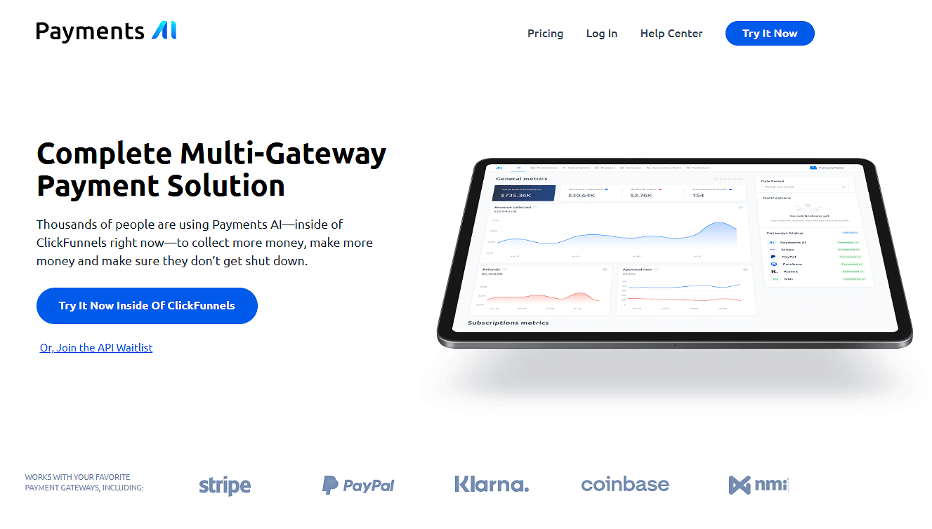 Payments.ai page