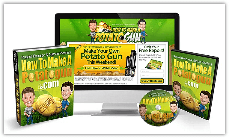 Potato Gun Product by Russell Brunson