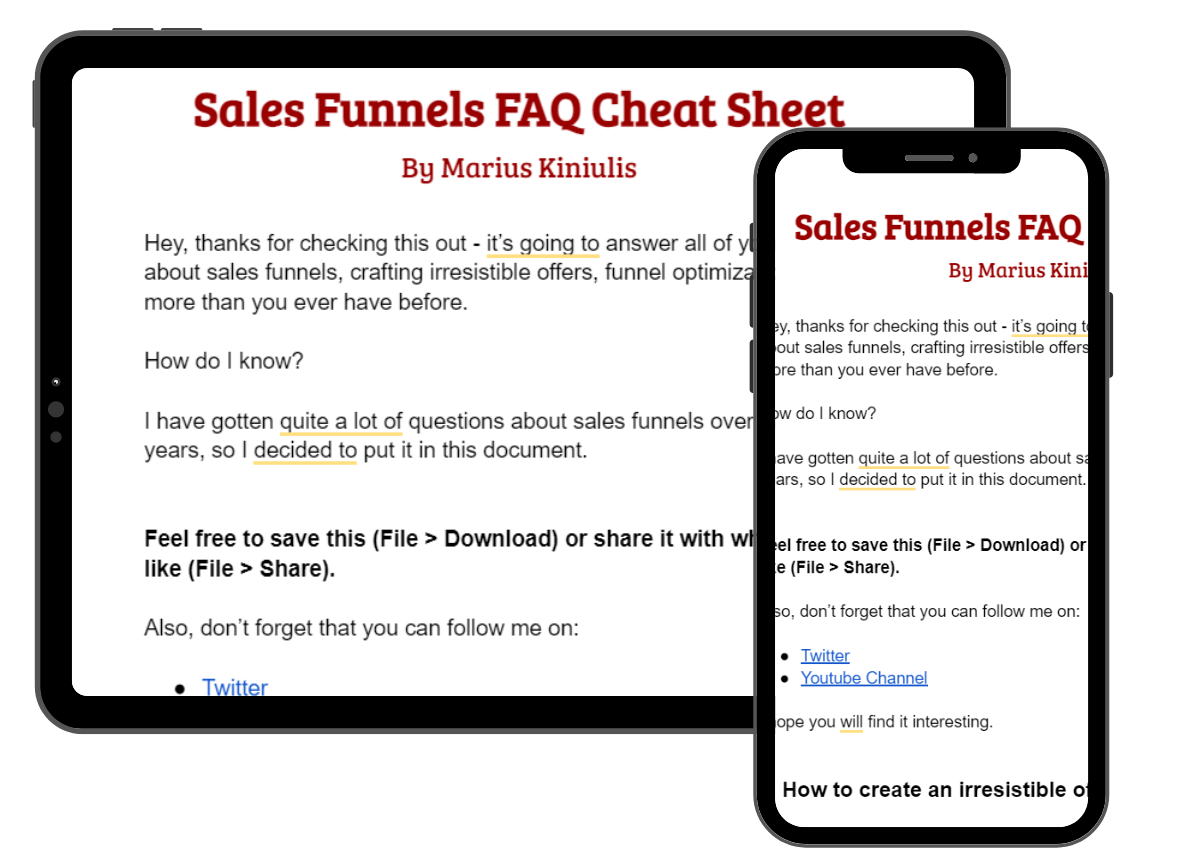 Sales Funnel Faq Promo Image