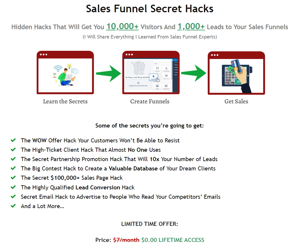 Sales Funnel Hacks