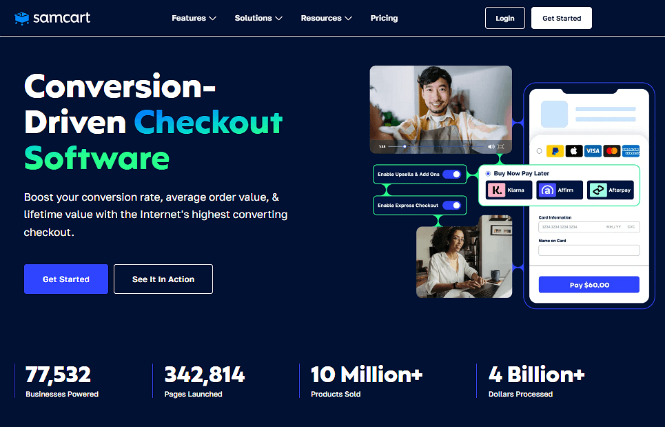 SamCart Funnel Builder