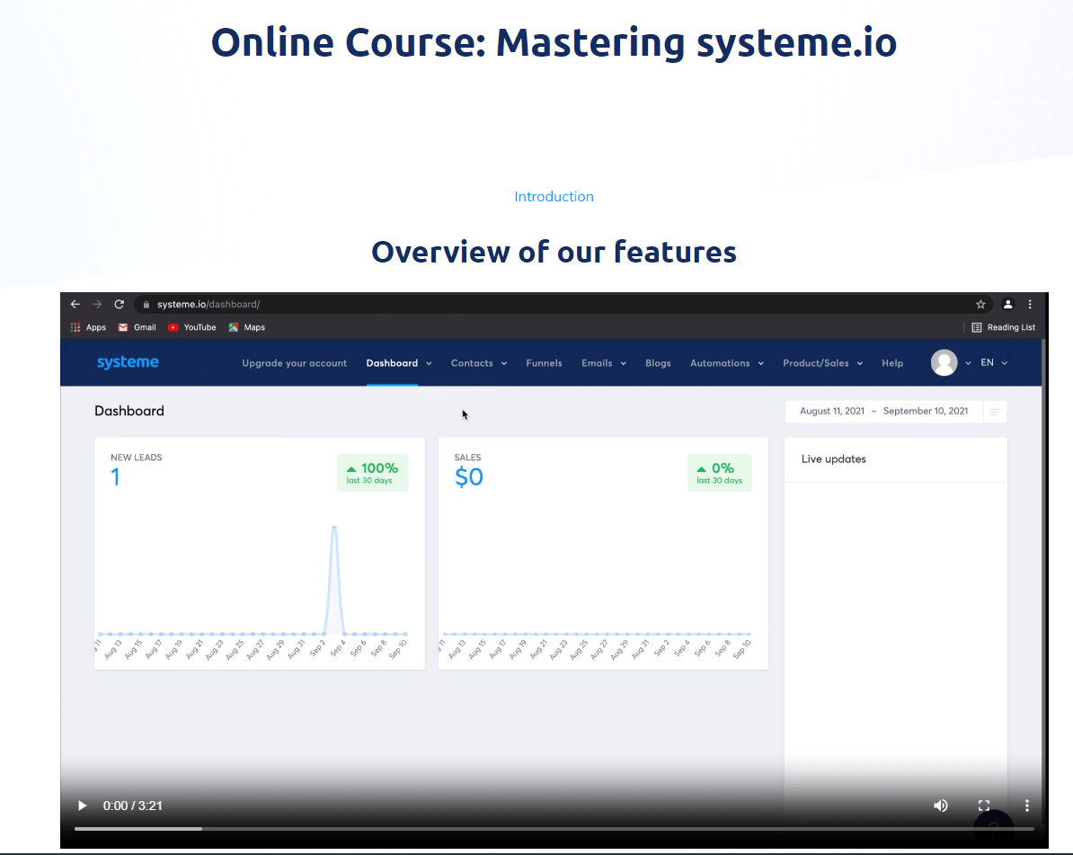 Systeme.io Official Tutorials