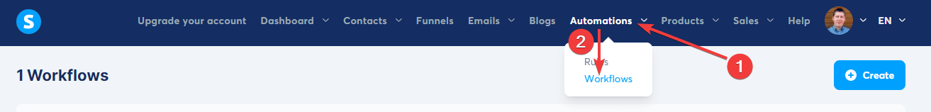 Systeme.io Workflows