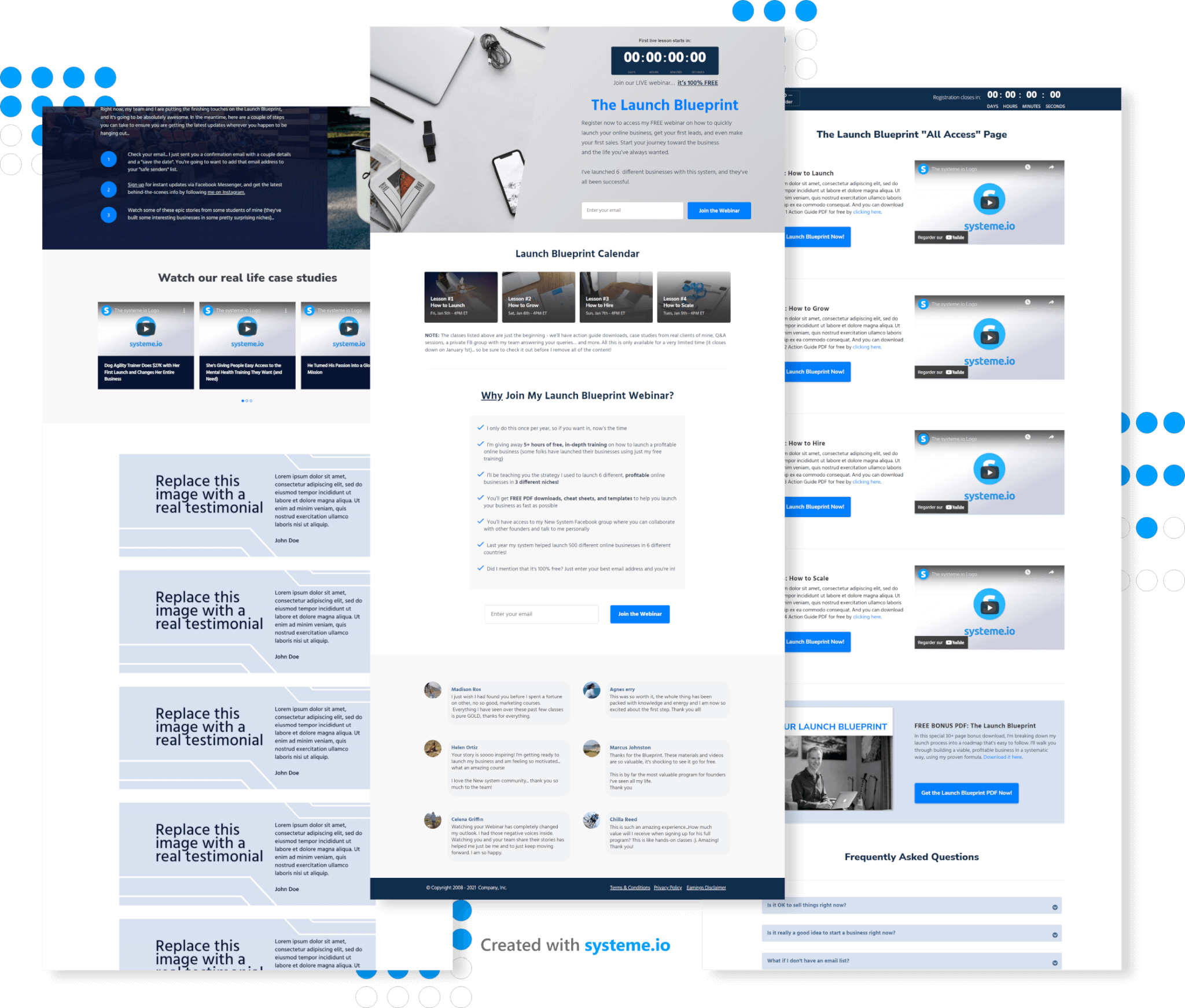 Systeme.io Product Launch Formula Template