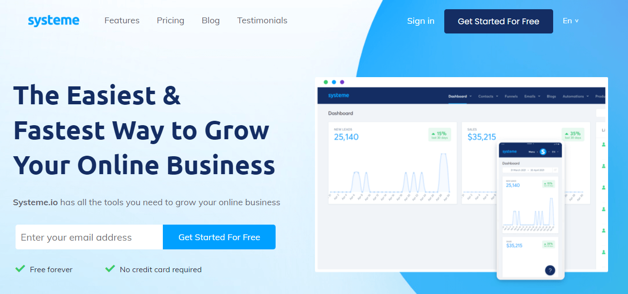 Systeme.io - Kartra Alternative