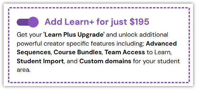 ThriveCart Learn Plus Price