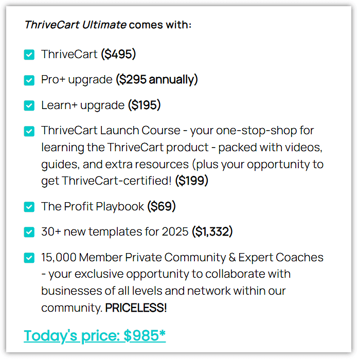 ThriveCart Ultimate Special Offer