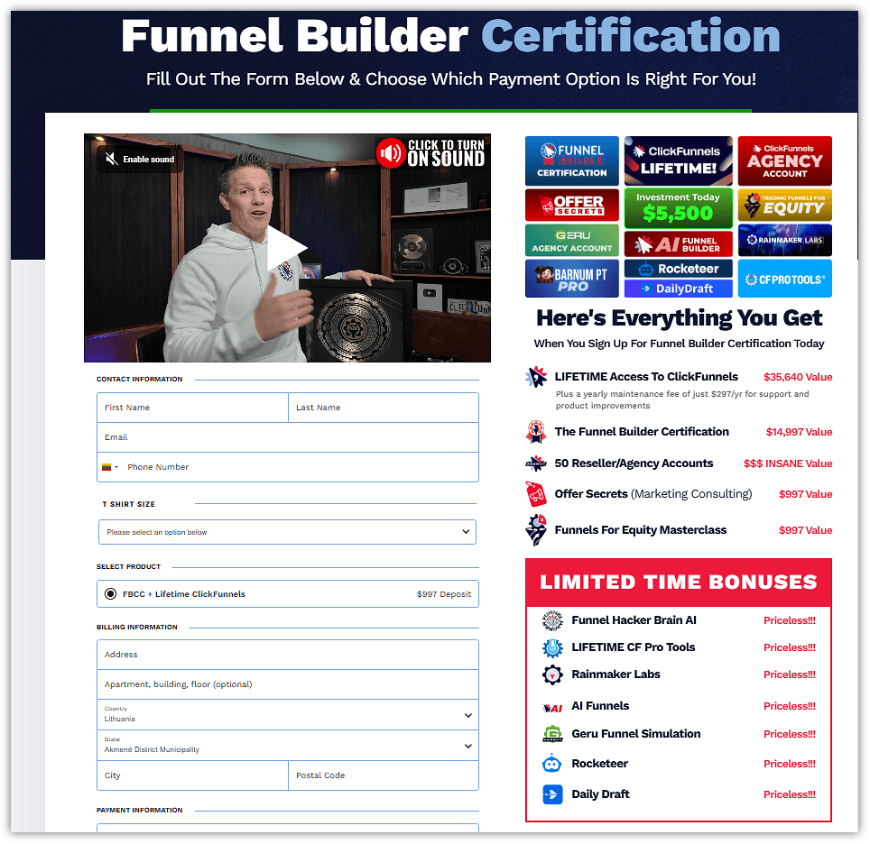 What is ClickFunnels Funnel Builder Certification