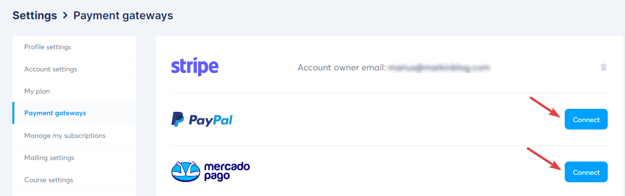Systeme.io Setup Payment Gateway
