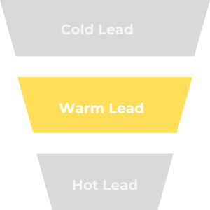 warm lead visual representation